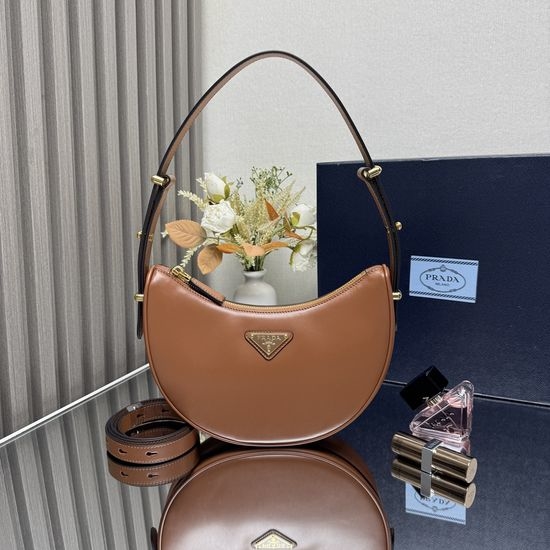 Prada Moon Leather Shoulder Bag 1BC194