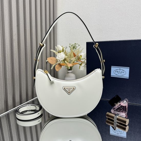 Prada Moon Leather Shoulder Bag 1BC194