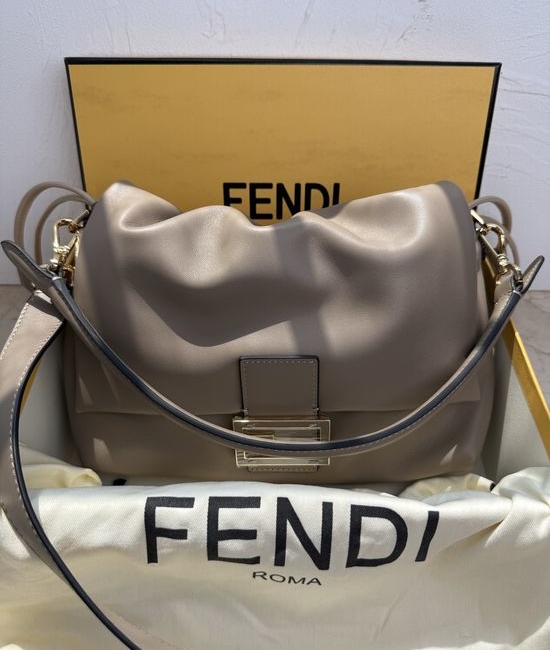 Fendi Mamma Baguette Lambskin Handbag 8833