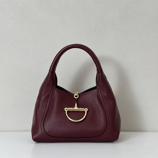 Gucci Jackie 1961 Red Litchi Handbag 837467