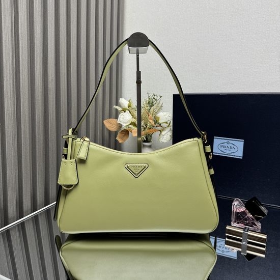 Prada Aimee Leather Hobo Bag 1BC229