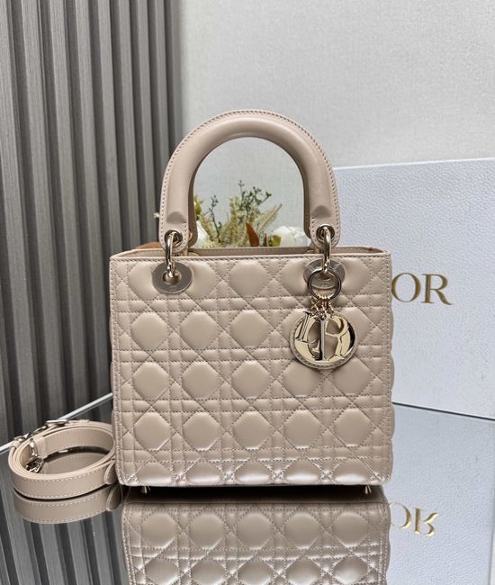 Christian Dior CD Lady Dio.r My ABC Beige Bag 11798