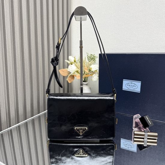 Prada Leather Messenger Bag 1BD082