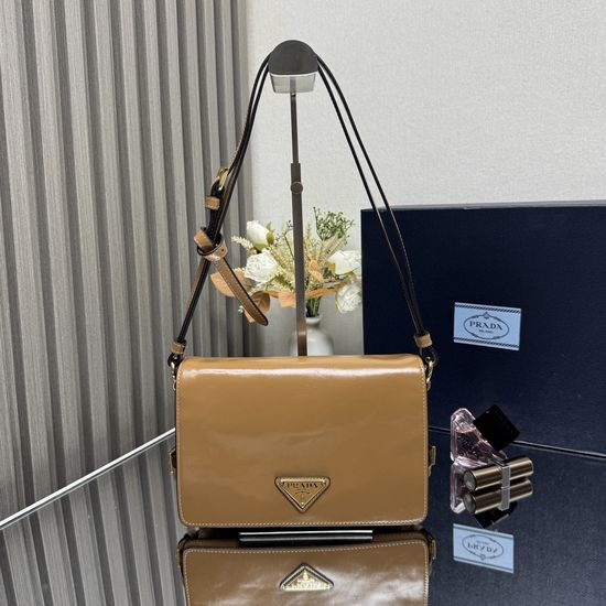 Prada Leather Messenger Bag 1BD082