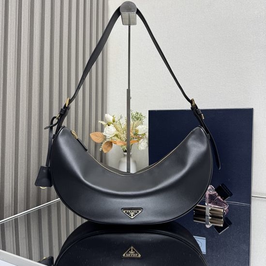 Prada Classic Hobo Oversized Leather Shoulder Bag 1BC255