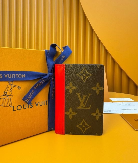Louis Vuitton LV Pocket Wallet Monogram Canvas Compact M12830