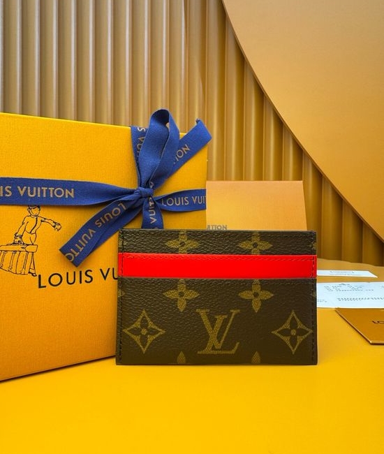 Louis Vuitton LV Monogram Macassar Card Holder M12840