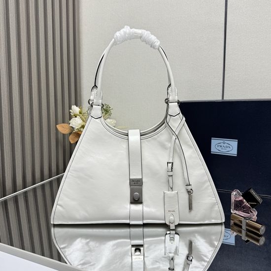 Prada Trapezoid Structured Top Handle Tote 1BG570