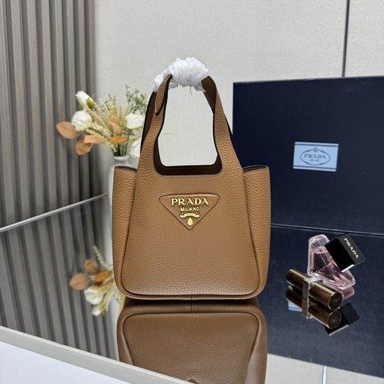 Prada Panier Mini Leather Tote Bag 1BA349