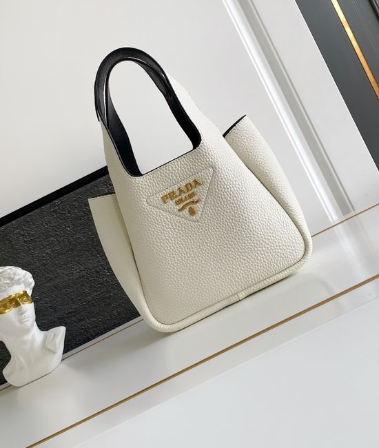 Prada Panier Mini Leather Tote Bag 1BA349