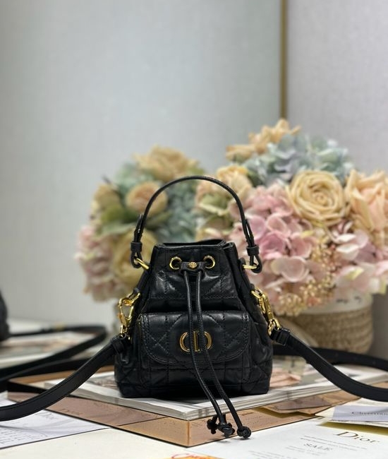 Christian Dior CD Christian Dior CD Caro Mini Bucket Bag 3372