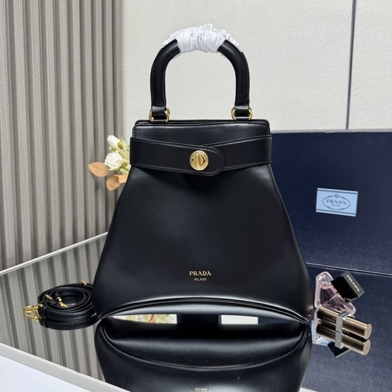 Prada Carey Medium Leather Handbag 1BG567