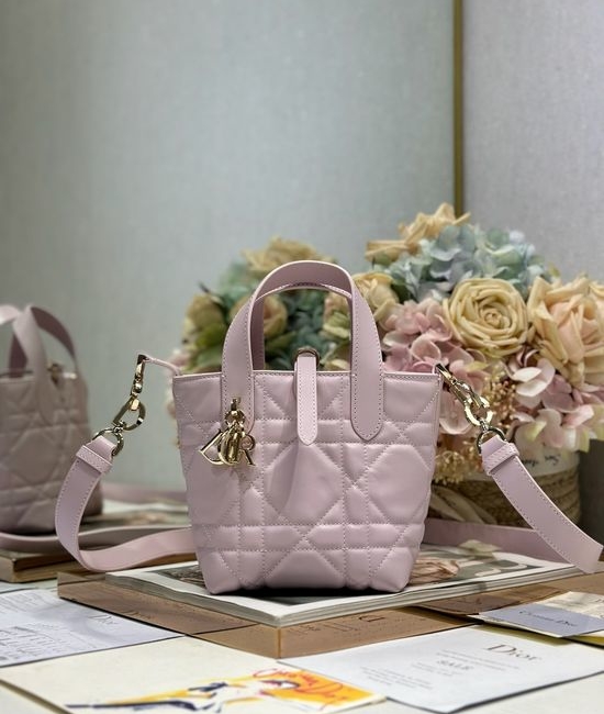 Christian Dior CD Christian Dior CD Toujours Pink Mini Vertical Handbag 2836