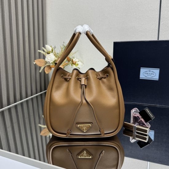 Prada Water Bucket Bag Elegant Calfskin 1BE087