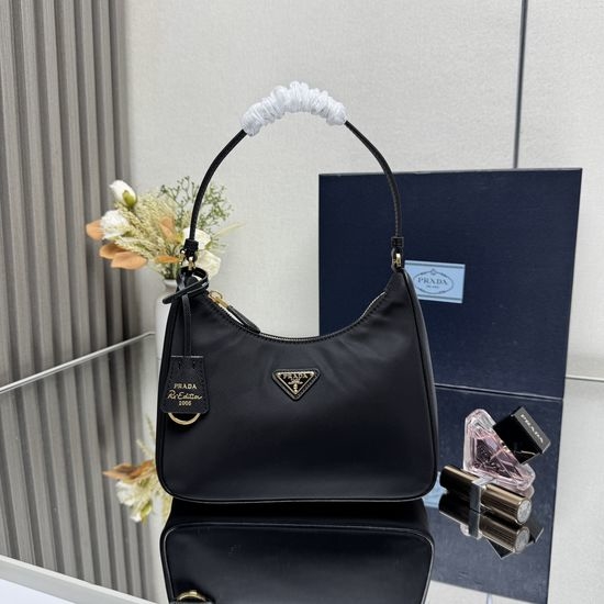 Prada Hobo Nylon Shoulder Bag 1N204M