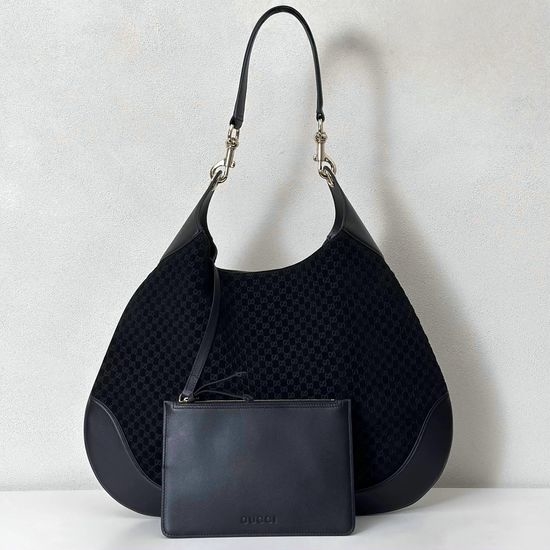 Gucci Black Embossed Carryall Bag 815924
