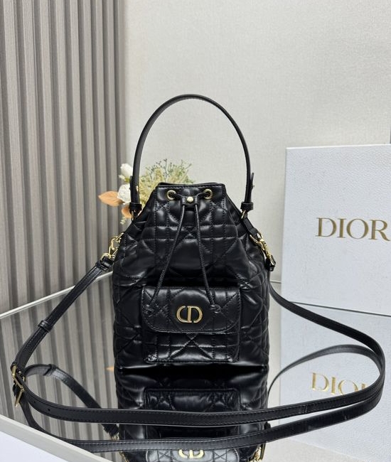 Christian Dior CD Caro Bucket Bag Elegant Style M3372