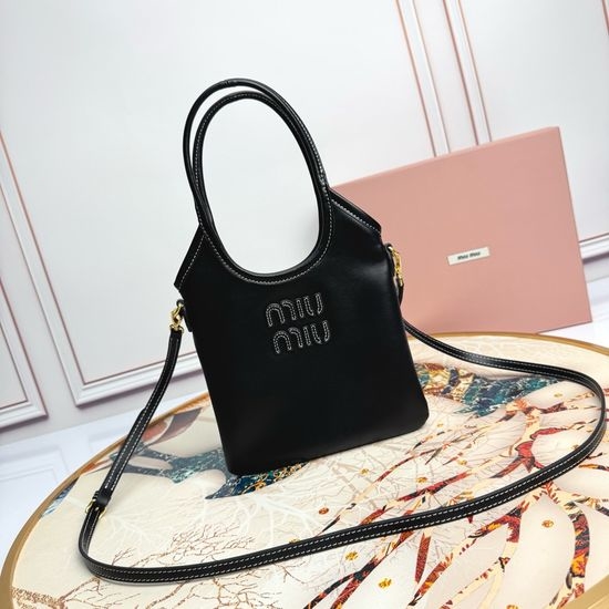 Miu Miu Tote Shoulder Bag Unique Logo Limited Edition 5BA281