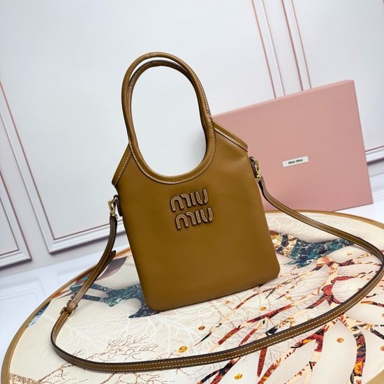 Miu Miu Tote Shoulder Bag Unique Logo Limited Edition 5BA281