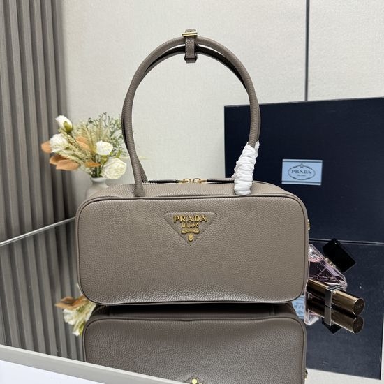 Prada Leather Top Handle Satchel 1BB126