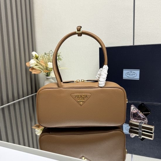 Prada Leather Top Handle Satchel 1BB126