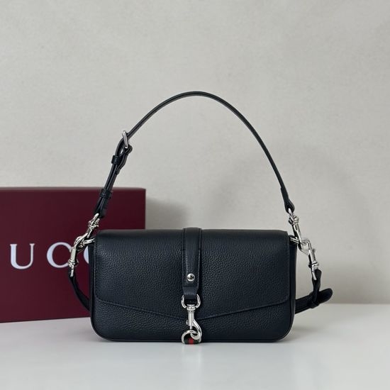 Gucci Soft Litchi Grain Leather Bag 821623