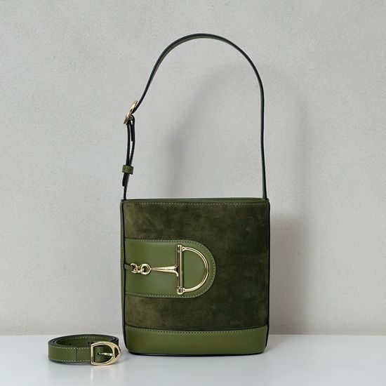 Gucci Tote Bag Green Velvet 833665