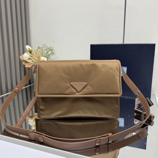 Prada Padded Nylon Messenger Bag 1BD255