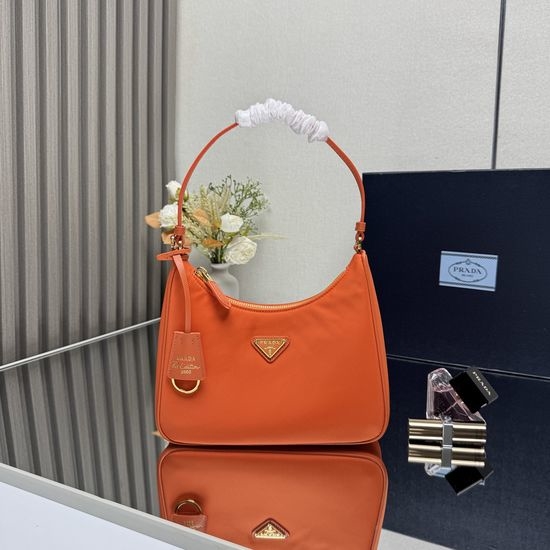 Prada Hobo Nylon Shoulder Bag 1N204M