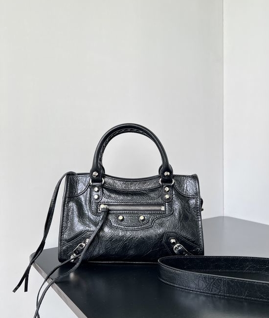 Balenciaga Le City Classic Leather Handbag 80639
