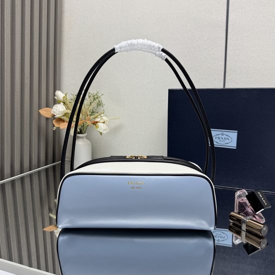 Prada Bowling Leather Satchel 1BC249