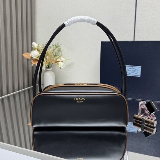 Prada Bowling Leather Satchel 1BC249