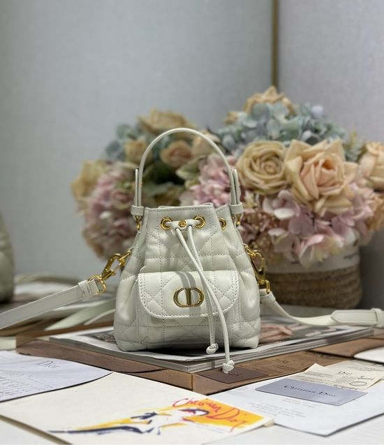 Christian Dior CD Christian Dior CD Caro Mini Bucket Bag 3372