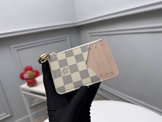 Louis Vuitton LV Romy Zip Wallet with Monogram Canvas N00131