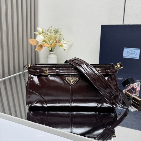 Prada LusSolf Leather Crossbody Bag 1BH215