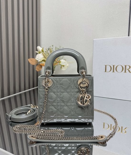 Christian Dior CD Lady Christian Dior CD Mini Leather Handbag 9010