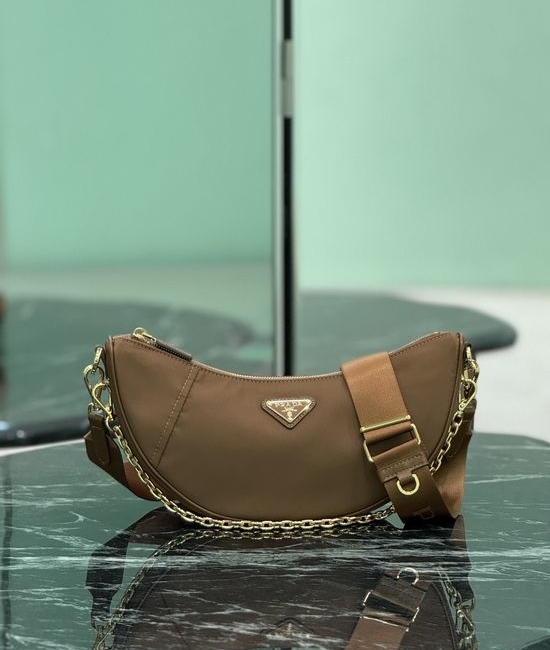 Prada Re-Nylon Crescent Bag Versatile Wear 1BH222