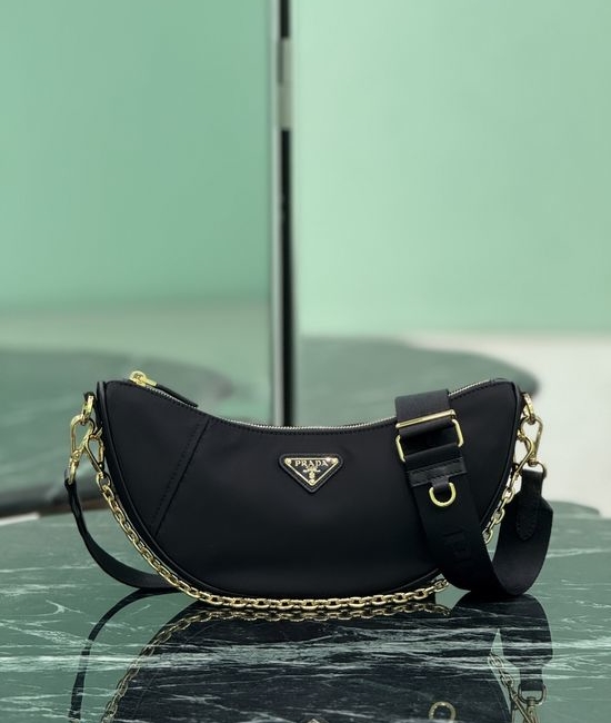 Prada Re-Nylon Crescent Bag Multiple Carrying 1BH222