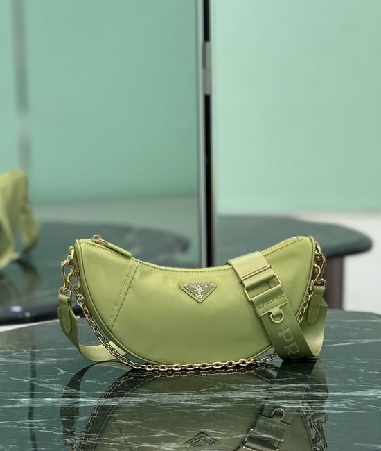 Prada Re-Nylon Crescent Bag Multiple Carrying 1BH222