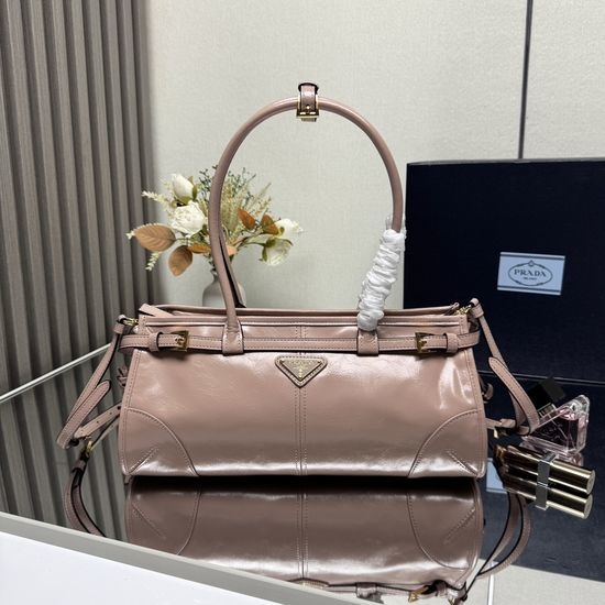 Prada LusSolf Leather Vintage Handheld Crossbody Bag 1BA426