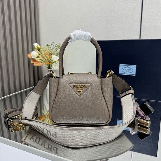 Prada Mini Textured Leather Shoulder Bag 1BA362