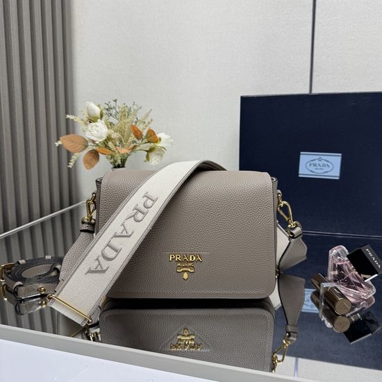 Prada Dual Strap Leather Handbag 1BD314
