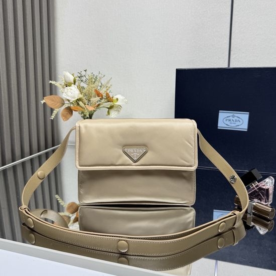 Prada Re-Nylon Flap Shoulder Bag 1BD313