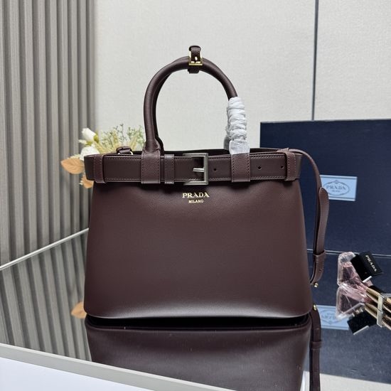 Prada Double Leather Shopping Bag 1BA434