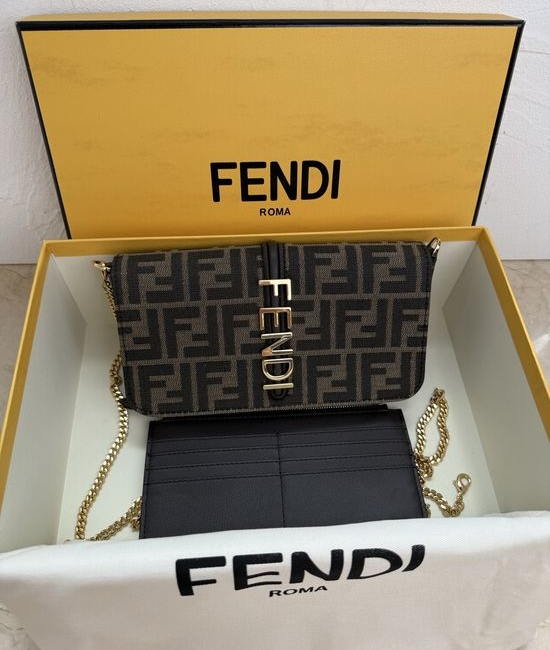 Fendi Graphy FF Chain Crossbody Bag 8813B59