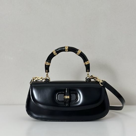 Gucci Black Leather Tote Handbag 827750