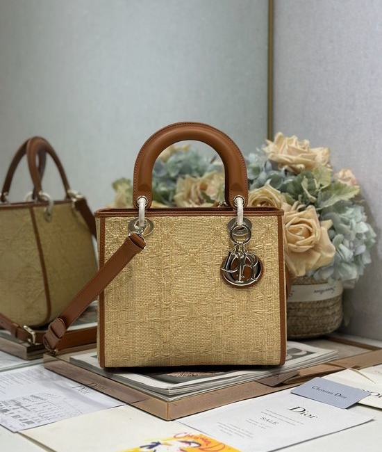 Christian Dior CD Lady Christian Dior CD Woven Handbag 0565