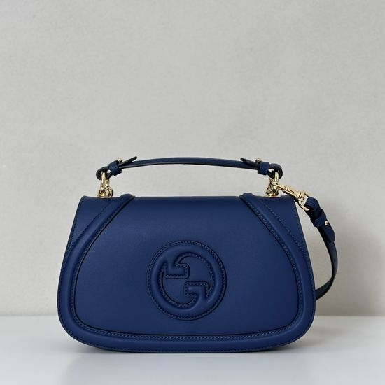 Gucci Original Quality Dark Blue Handbag 815714