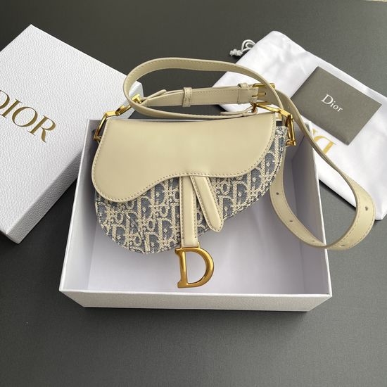 Christian Dior CD Soft Saddle Oblique Printed Handbag M0465
