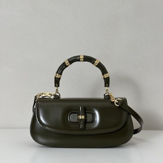 Gucci Classic Forest Green Shoulder Bag 827750